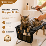 FloofBath™ Cat Bathing & Grooming Table — Upgraded Version